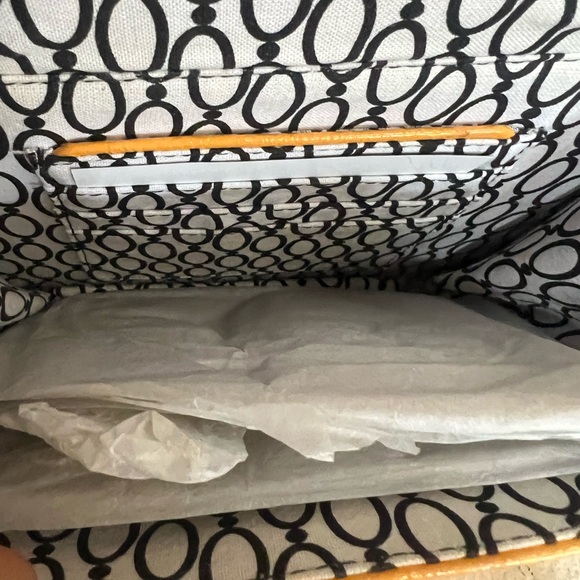 - Hobo International Farrah Yellow Leather Top Handle Mini Purse Clutch Bag - Picture 8 of 12